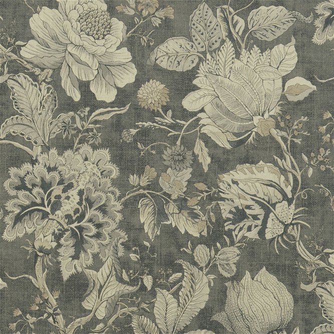 Clarke &amp; Clarke Sissinghurst Charcoal Fabric