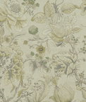 Clarke & Clarke Sissinghurst Citron/Natural Fabric
