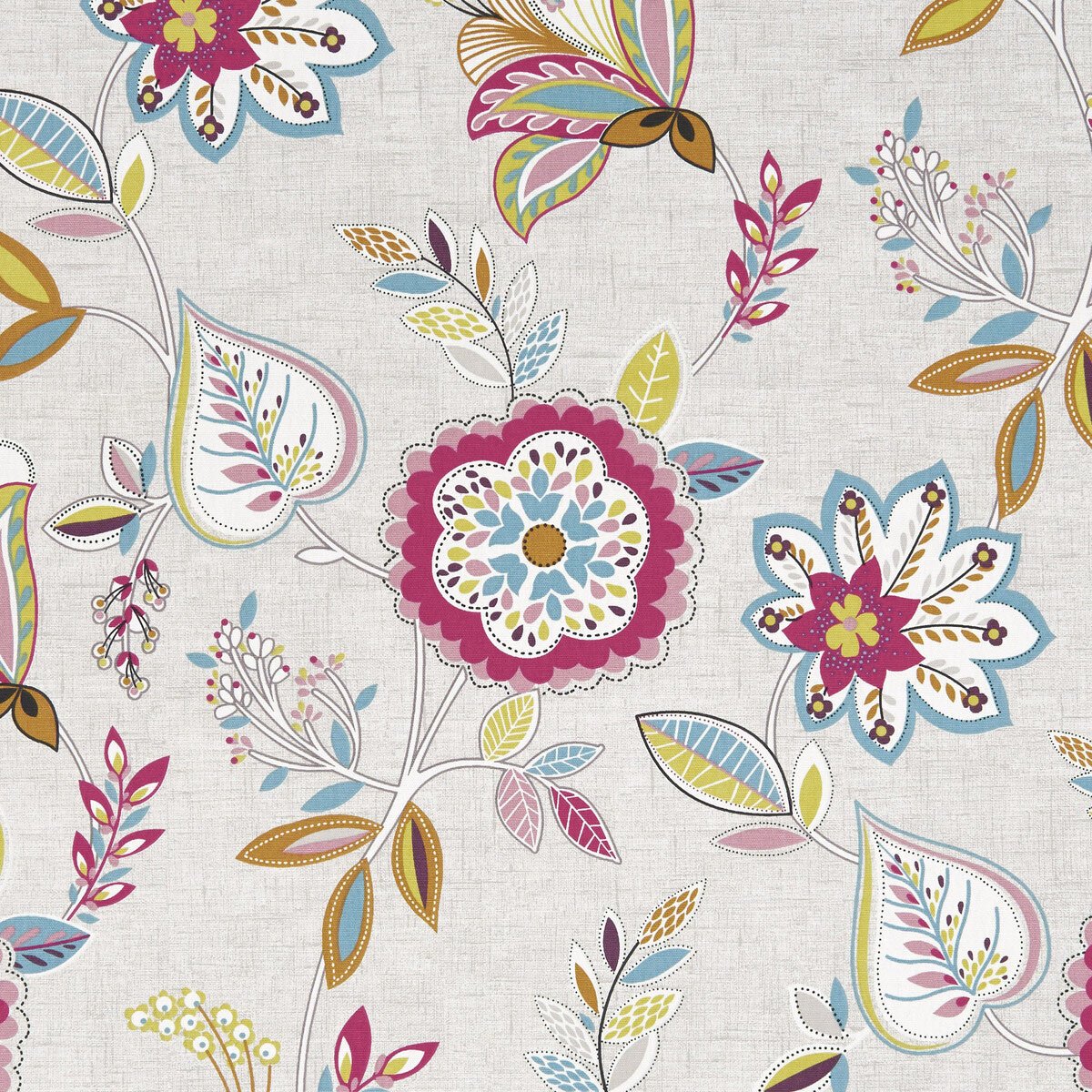 Clarke et clarke milly chintz floral designer rideau upholstery craft tissu 