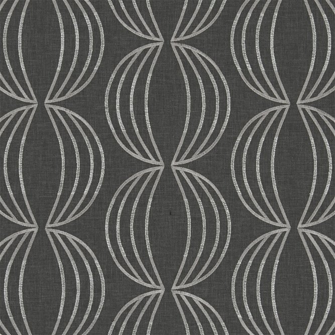 Clarke &amp; Clarke Carraway Charcoal Fabric