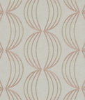 Clarke & Clarke Carraway Rose Gold Fabric