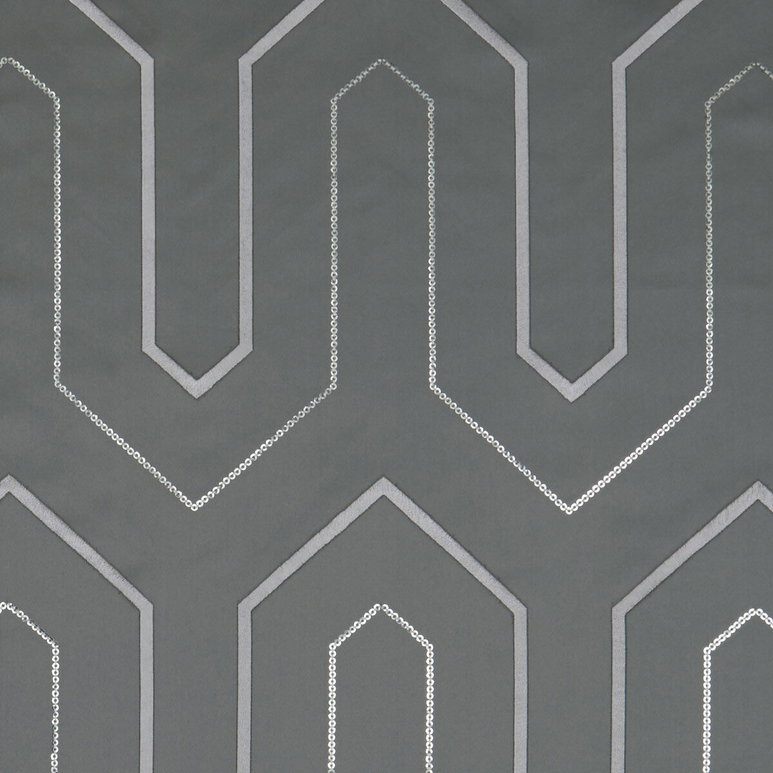 Clarke &amp; Clarke Gatsby Charcoal Fabric