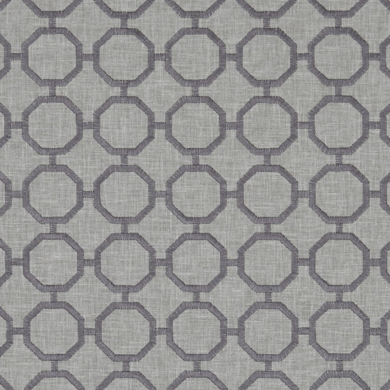 Clarke &amp; Clarke Glamour Charcoal Fabric