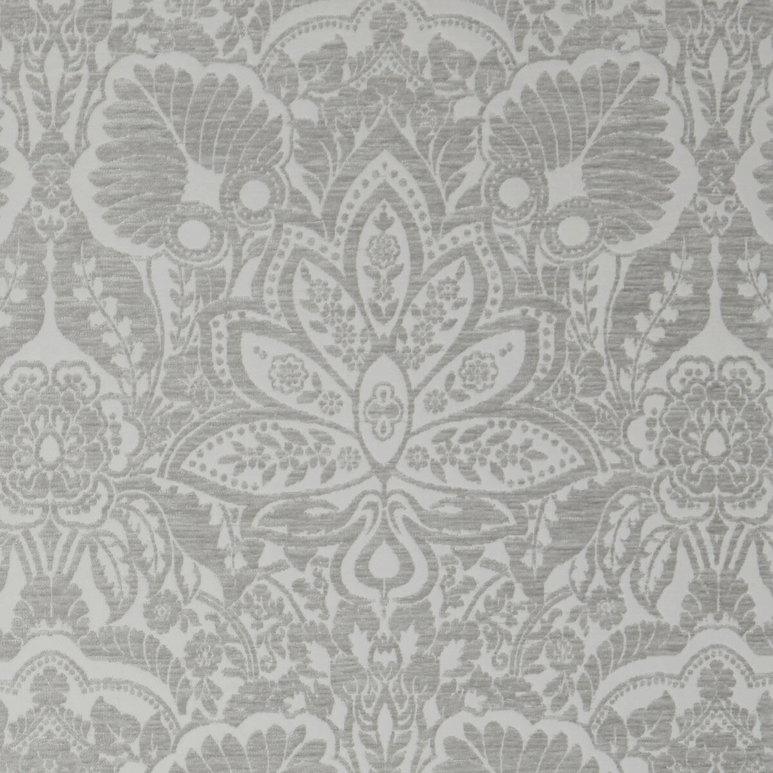 Clarke &amp; Clarke Waldorf Silver Fabric