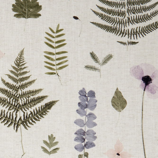 Clarke &amp; Clarke Herbarium Blush/Natural Fabric