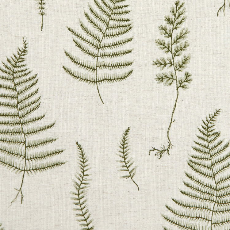 Clarke & Clarke Lorelle Natural/Forest Fabric