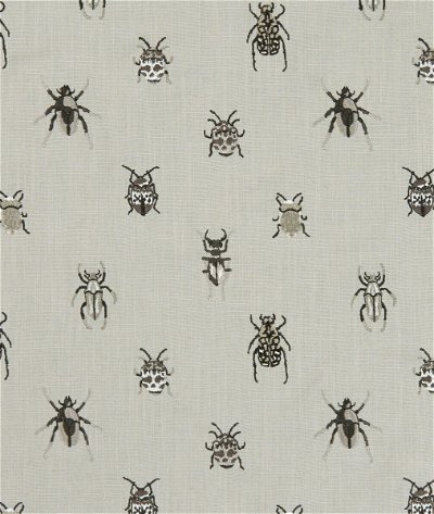 Clarke & Clarke Beetle Charcoal/Natural Fabric