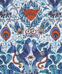 Clarke & Clarke Amazon Blue Fabric