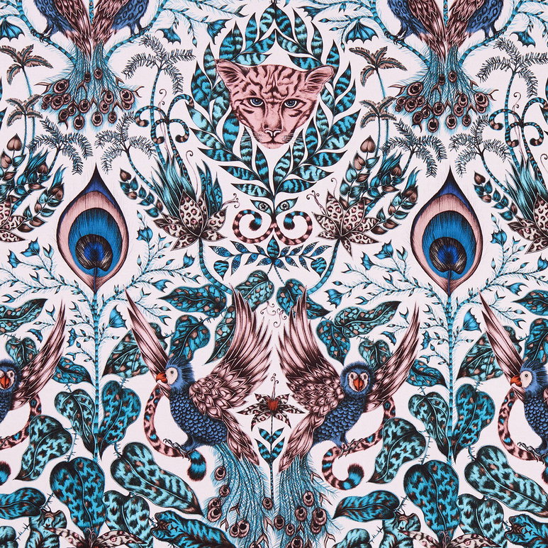 Clarke &amp; Clarke Amazon Pink Fabric
