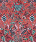 Clarke & Clarke Amazon Red Fabric