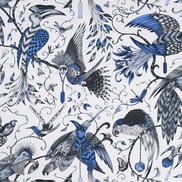 Clarke & Clarke Audubon Blue Fabric