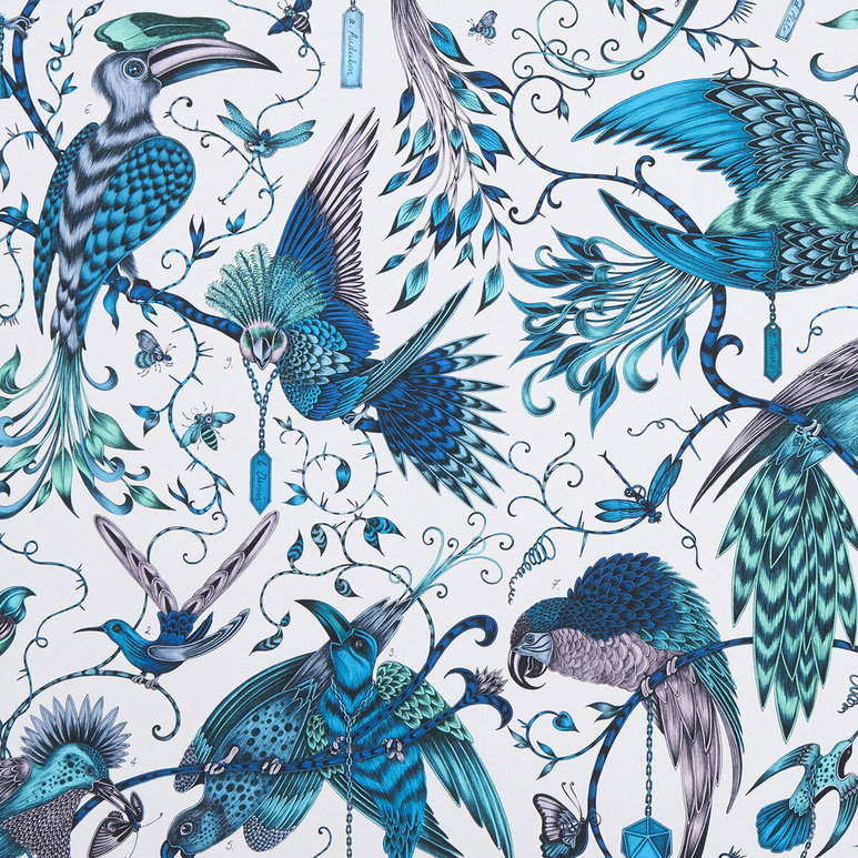 Clarke &amp; Clarke Audubon Jungle Fabric