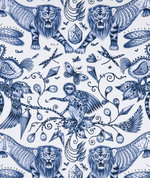 Clarke & Clarke Extinct Blue