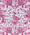 Clarke & Clarke Extinct Magenta Fabric