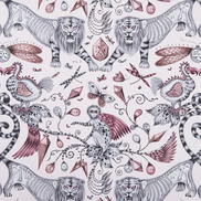 Clarke & Clarke Extinct Pink Fabric