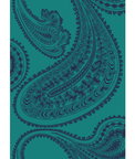 Cole & Son Rajapur Ink On Petrol Fabric