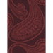 Cole & Son Rajapur Rose On Dark Crimson Fabric