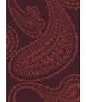 Cole & Son Rajapur Rose On Dark Crimson Fabric