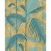 Cole & Son Palm Jungle Orchre & Petrol Fabric