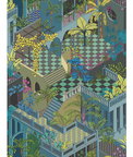 Cole & Son Miami Petrol Multi Fabric