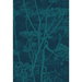 Cole & Son Cow Parsley Petrol & Ink Fabric