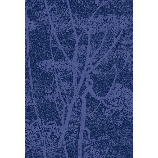 Cole &amp; Son Cow Parsley Hyacinth &amp; Ink Fabric