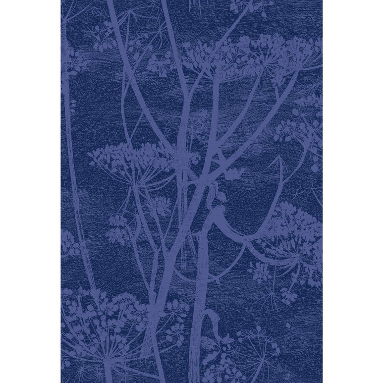 Cole &amp; Son Cow Parsley Hyacinth &amp; Ink Fabric