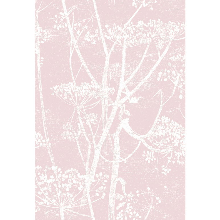 Cole &amp; Son Cow Parsley White Ballet Slip Fabric