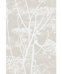 Cole & Son Cow Parsley White Taupe Fabric