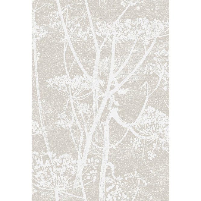 Cole &amp; Son Cow Parsley White Taupe Fabric