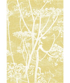 Cole & Son Cow Parsley White & Chartreuese Fabric