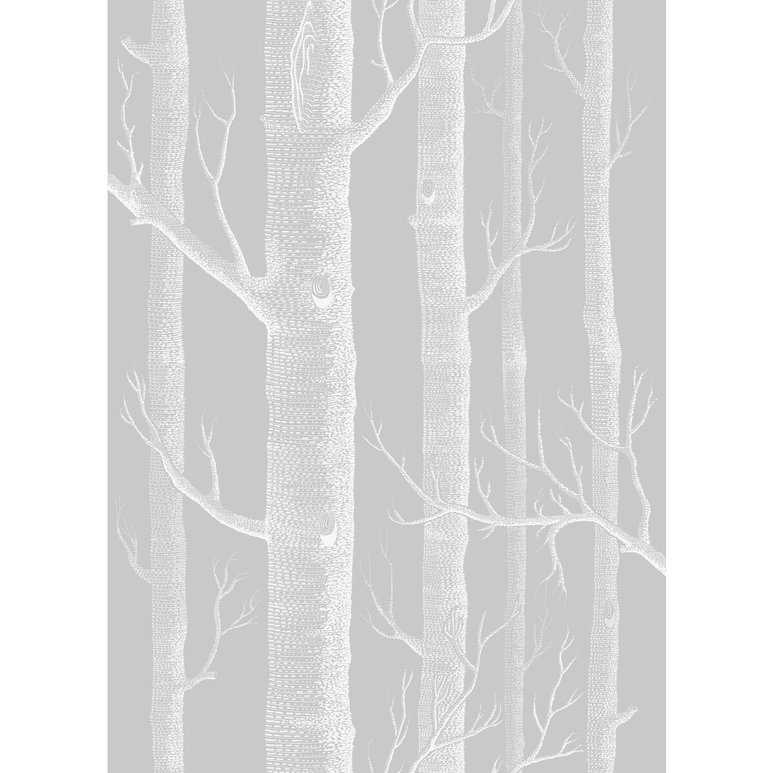 Cole &amp; Son Woods Soft Grey Fabric