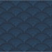 Cole & Son Feather Fan Hyacinth On Charcoal Fabric