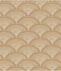 Cole & Son Feather Fan Cream Ginger Fabric