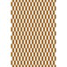 Cole & Son Tile Dark Ginger Cream Fabric
