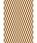 Cole & Son Tile Dark Ginger Cream Fabric