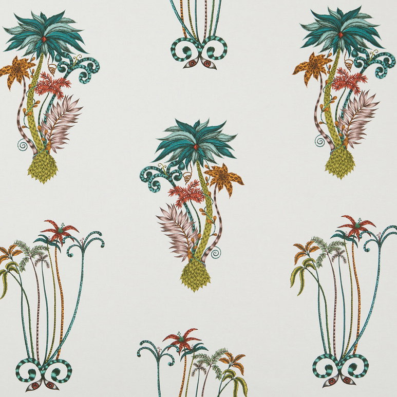 Clarke &amp; Clarke Jungle Palms Jungle Fabric