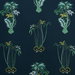 Clarke & Clarke Jungle Palms Navy Fabric