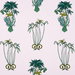 Clarke & Clarke Jungle Palms Pink Fabric