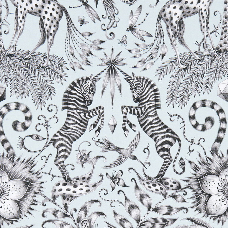 Clarke &amp; Clarke Kruger Eggshell Fabric