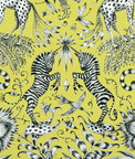 Clarke & Clarke Kruger Lime Fabric