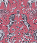Clarke & Clarke Kruger Magenta Fabric