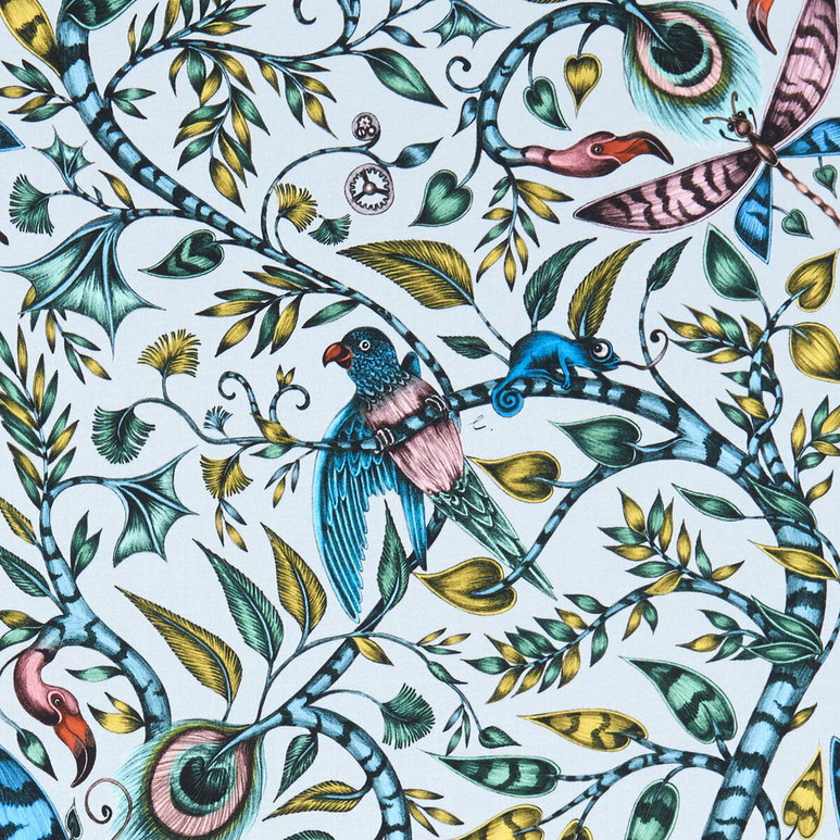 Clarke &amp; Clarke Rousseau Eggshell Fabric