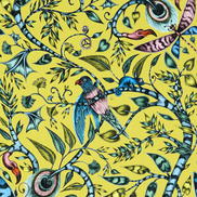 Clarke & Clarke Rousseau Lime Fabric