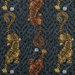 Clarke & Clarke Tigris Flame Fabric