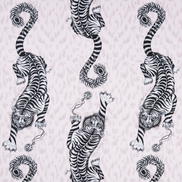 Clarke & Clarke Tigris Pink Fabric