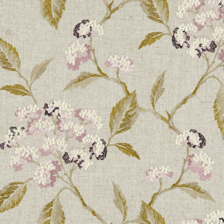 Clarke &amp; Clarke Summerby Damson Fabric