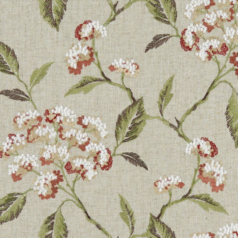 Clarke &amp; Clarke Summerby Spice Fabric