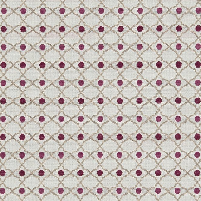 Clarke &amp; Clarke Venus Raspberry Fabric