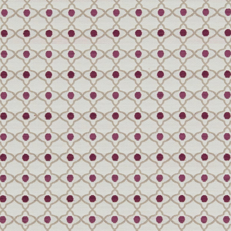 Clarke &amp; Clarke Venus Raspberry Fabric